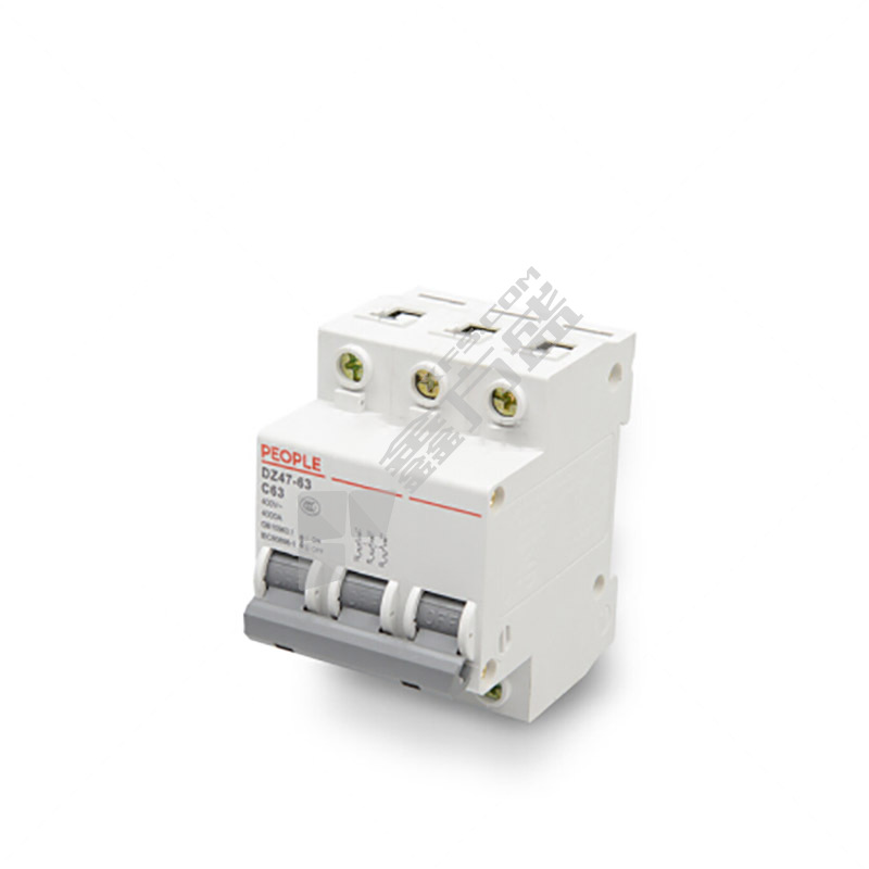 人民电器 中国人民 电器微型断路器 DZ47-63MYW系列3P DZ47-63MYW C32 3P(SAA)