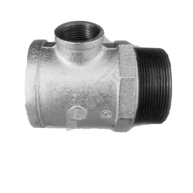 建支 玛钢白外丝三通