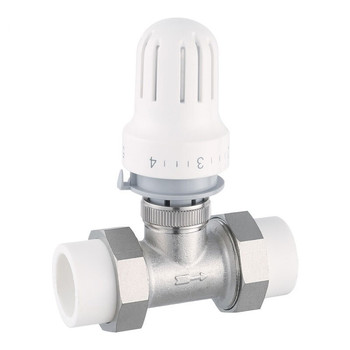 力 黄铜直式自动温控式T100B-16T T100B-16T-20 PN16