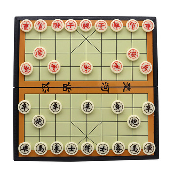 便携折叠象棋 棋盘285*285mm 木色