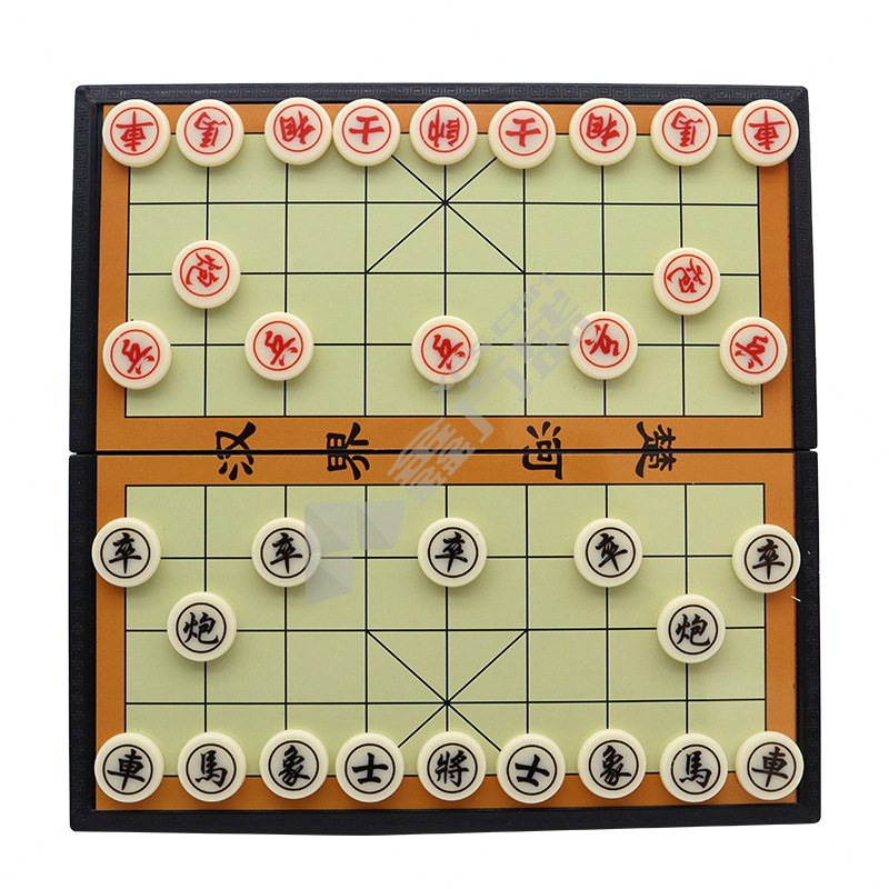 便携折叠象棋 棋盘285*285mm 木色
