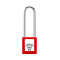 利锁 不通开76mm长梁安全挂锁 BD-8525 红色 BD-8525