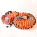 SG 手提式轴流风机220v SFT-500 20寸+风管10米