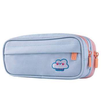 尤斯隆 UPB2多功能UPB三层文具收纳袋 浅蓝 UPB2-CB