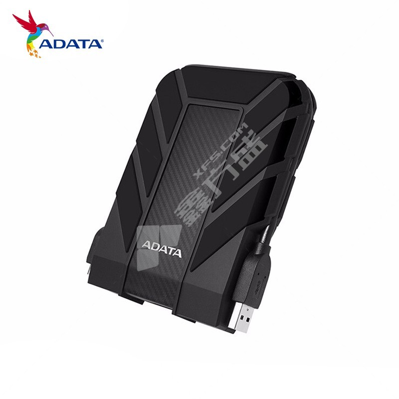 威刚ADATA HD710三防户外款移动机械硬盘 5T 黑色 USB3.0 HD710Pro