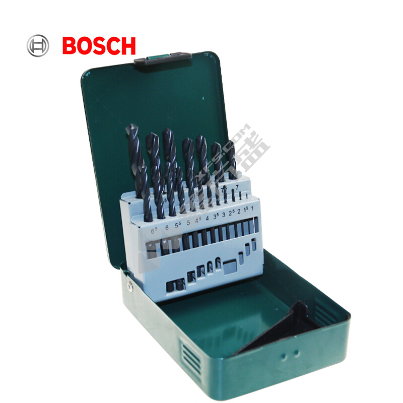 博世BOSCHHSS-R麻花钻头绿色套装 轧制1~10mm(19支装) 2607019435