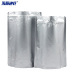 海斯迪克  HKZ-141 铝箔自立式自封袋 15*22cm+4cm铝箔自立袋(圆角）（100个）