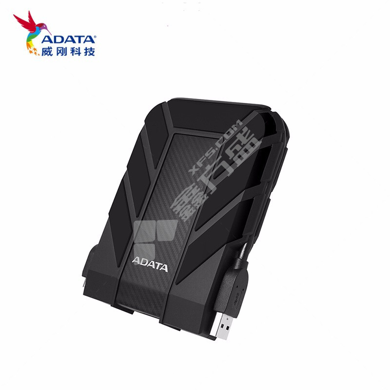 威刚ADATA HD710三防户外款移动机械硬盘 4T 黑色 USB3.0 HD710Pro