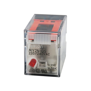 欧姆龙 中间继电器MY2N系列 MY2N-GS DC48 BY OMZ/C 48VDC 7A 2NO+2NC