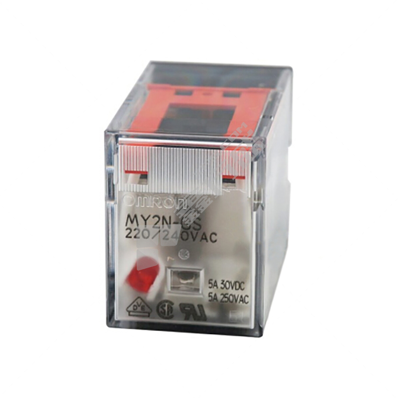 欧姆龙 中间继电器MY2N系列 MY2N-GS DC48 BY OMZ/C 48VDC 7A 2NO+2NC