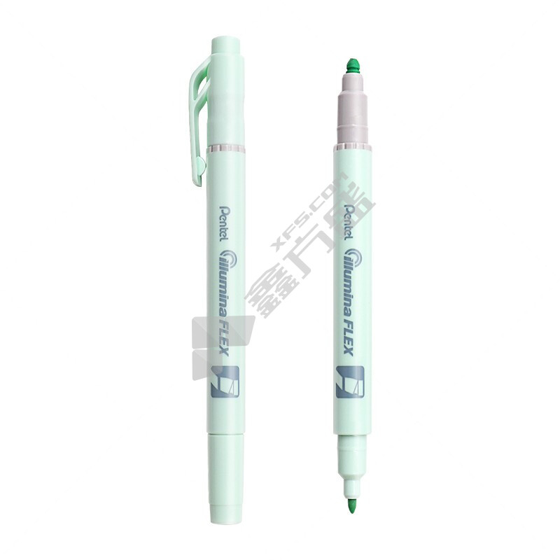 派通 SLW11P 马卡龙双头荧光笔 浅绿色 1.5-3.5mm/1mm SLW11P