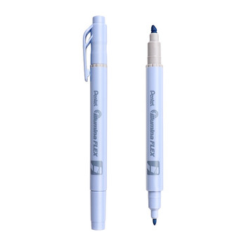 派通 SLW11P 马卡龙双头荧光笔 蓝色 1.5-3.5mm/1mm SLW11P