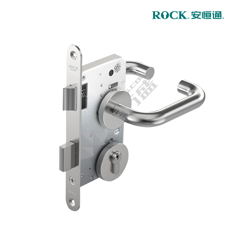 ROCK安恒通 欧标防火锁 80003+RK6072N+70C 不锈钢材质 铜锁芯
