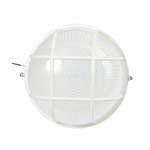 LED防水防潮灯 塑料罩 6w 中圆有网 217*217*100