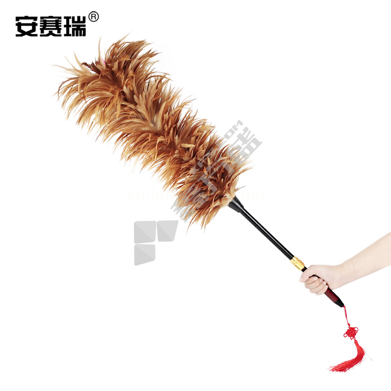 安赛瑞 23939 可伸缩鸡毛掸子 23939 深褐色