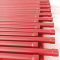 红色涂塑钢管 长6m 65mm*3.5mm