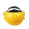 佳护 0170防护面罩含支架 PVC 均码 透明 黄顶