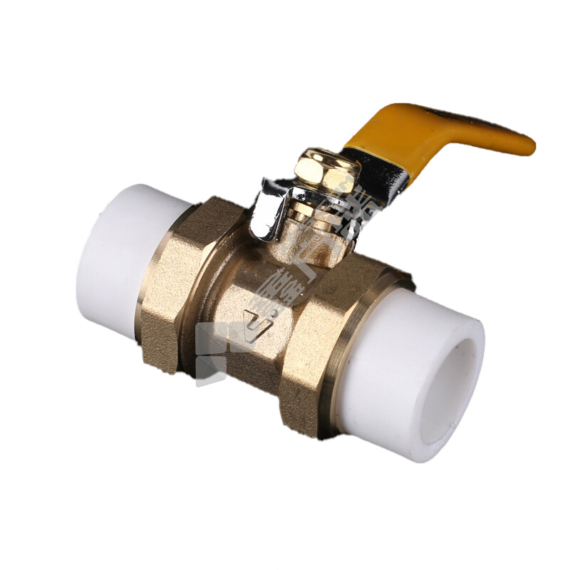 华刚 PPR双活接球阀 白色