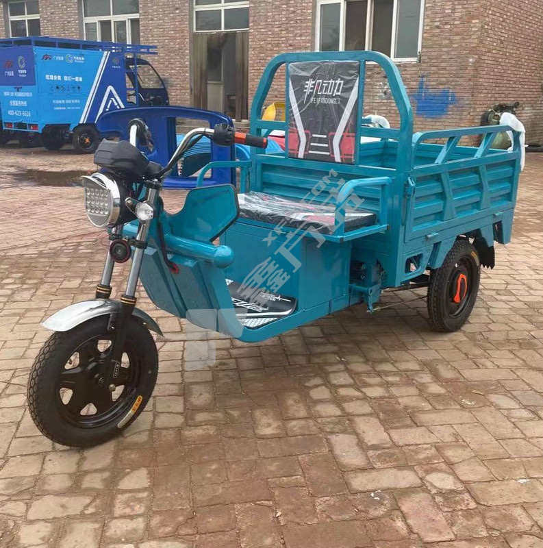 金光彩 普通大三开电瓶车 货运电动三轮车