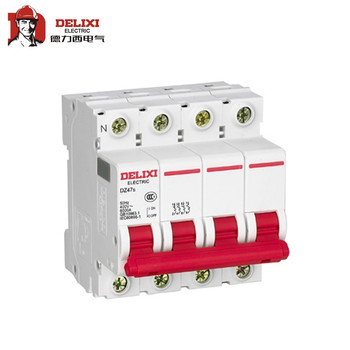 德力西DELIXI 小型断路器DZ47s系列3P+N DZ47s B型 3P+N 40A