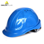 代尔塔 安全帽102106 102106 ABS旋钮带透气孔 蓝色