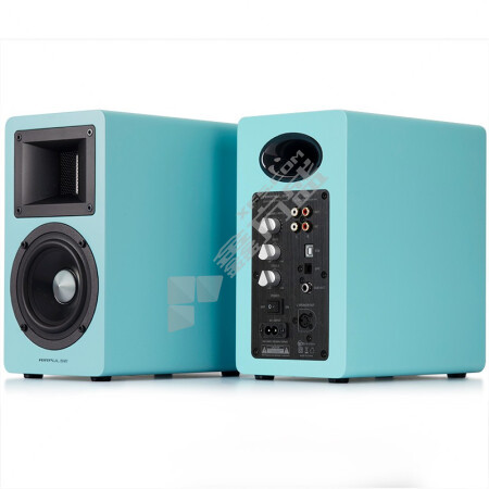 漫步者 AIRPULSE A80 书架式有源音箱 蓝牙音箱 蓝色 客厅电视音响