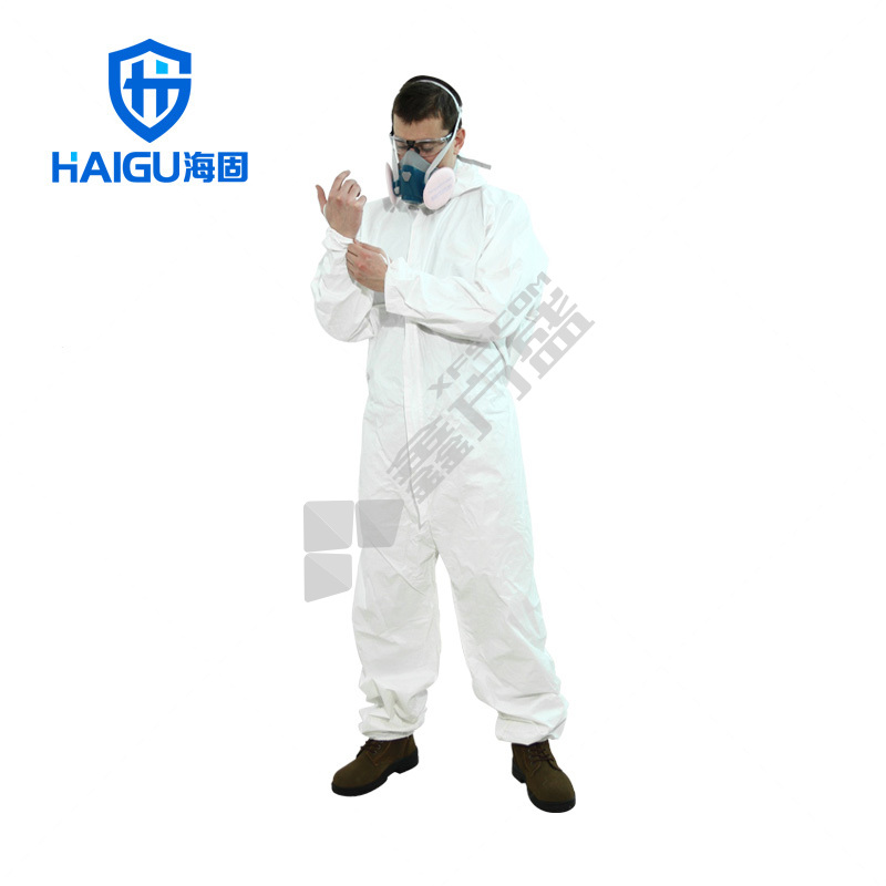海固 SMS连体防护服 XXL 白色 HG-FH-T6