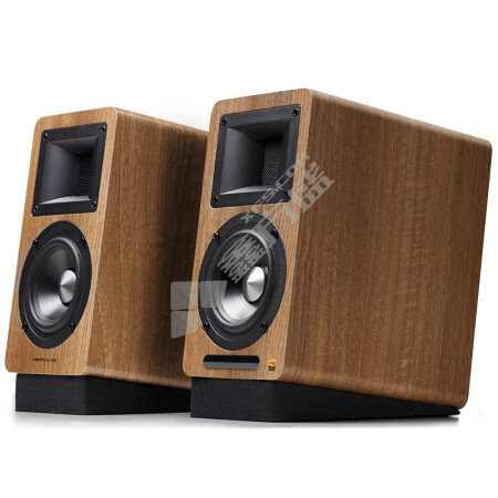 漫步者 AIRPULSE A80 书架式有源音箱 蓝牙音箱 木色 客厅电视音响