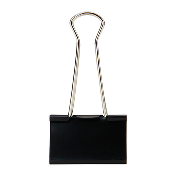 晨光 ABS92733 M&G EPLUS黑色长尾夹 41mm 黑色 24只/筒 ABS92733