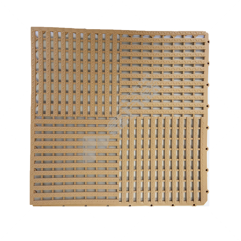 丽施美 康安 疏水模块防滑垫 30*30cm 1cm厚 棕色