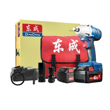 东成 无刷电动扳手木工锂电冲击扳手 WPB0318B 18V 4.0Ah L档：240N.m
H档：300N.m