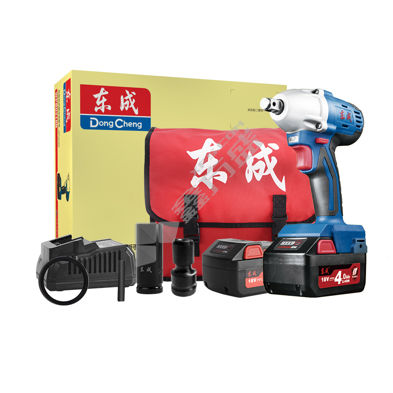 东成 无刷电动扳手木工锂电冲击扳手 WPB0318B 18V 4.0Ah L档：240N.m
H档：300N.m