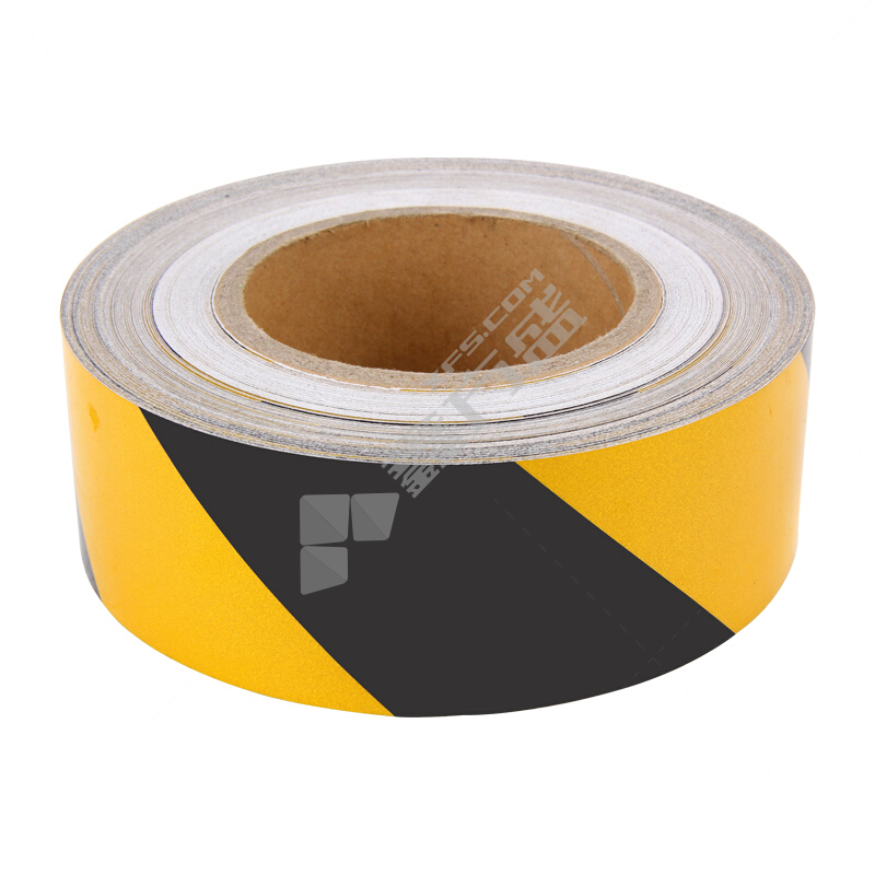 交通用具(双色反光膜) PVC基材 10CM*35M 黄黑色
