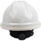 梅思安 ABS带孔豪华型超爱戴安全帽 配C型下颌带 10195491 V型 透气型 湖蓝色