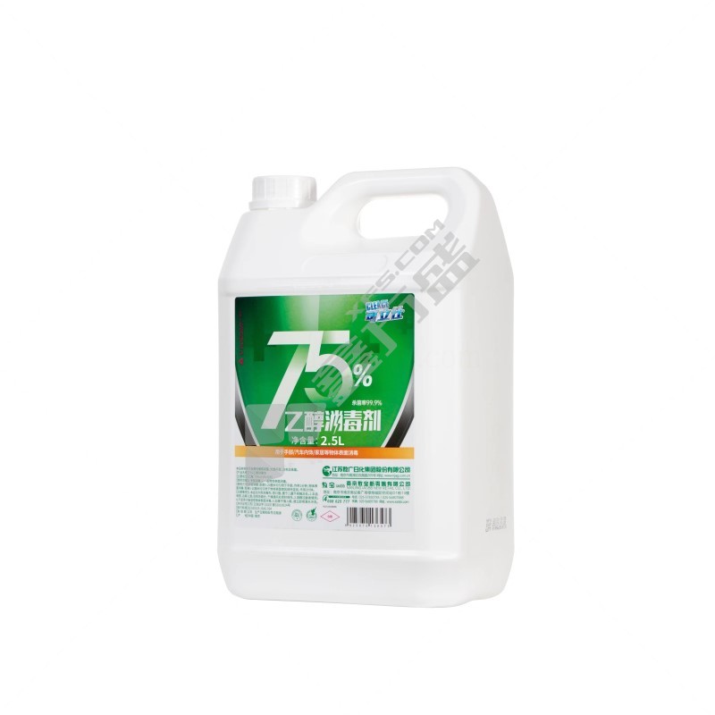 可立仕 75%酒精消毒液 2.5L
