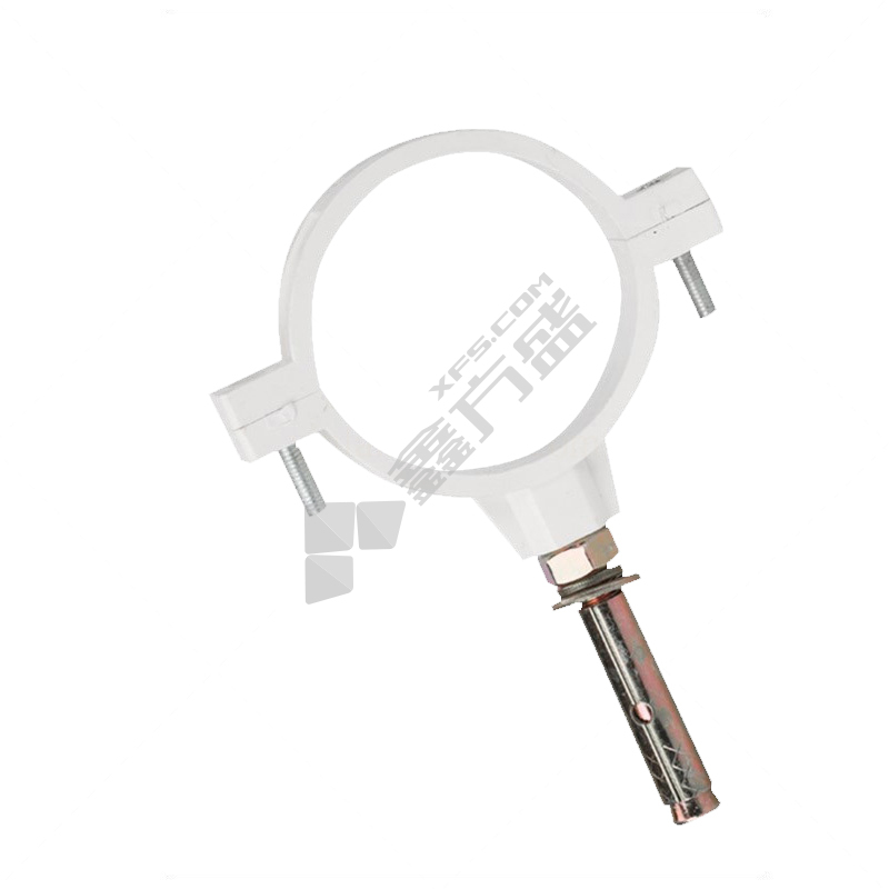 联塑 PVC管卡 立管卡 配爆破螺丝 75