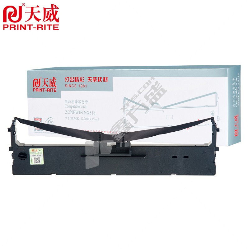 天威 PR框带 A1/适用于ZONEWIN-NX518-15m,12.7mm-黑左扭架 黑色 A1/适用于ZONEWIN-NX518-15m,12.7mm-黑左扭架 色带