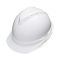 梅思安 V-Gard500ABS豪华型有孔安全帽配一指键帽衬 10146671 V型 透气型 白色