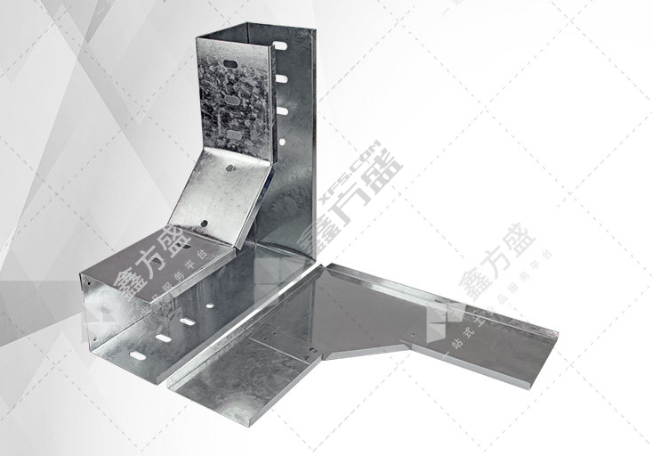 Jinggu galvanized trough bridge horizontal elbow 200 width and 1.1 thickness