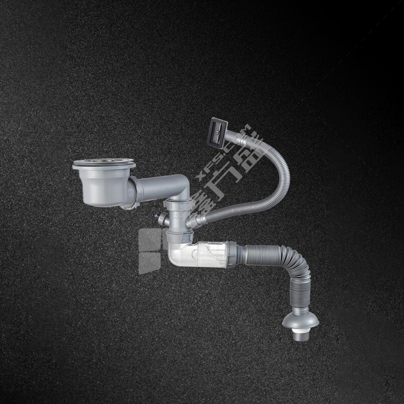 潜水艇 纬固侧排菜盆下水管CSQ