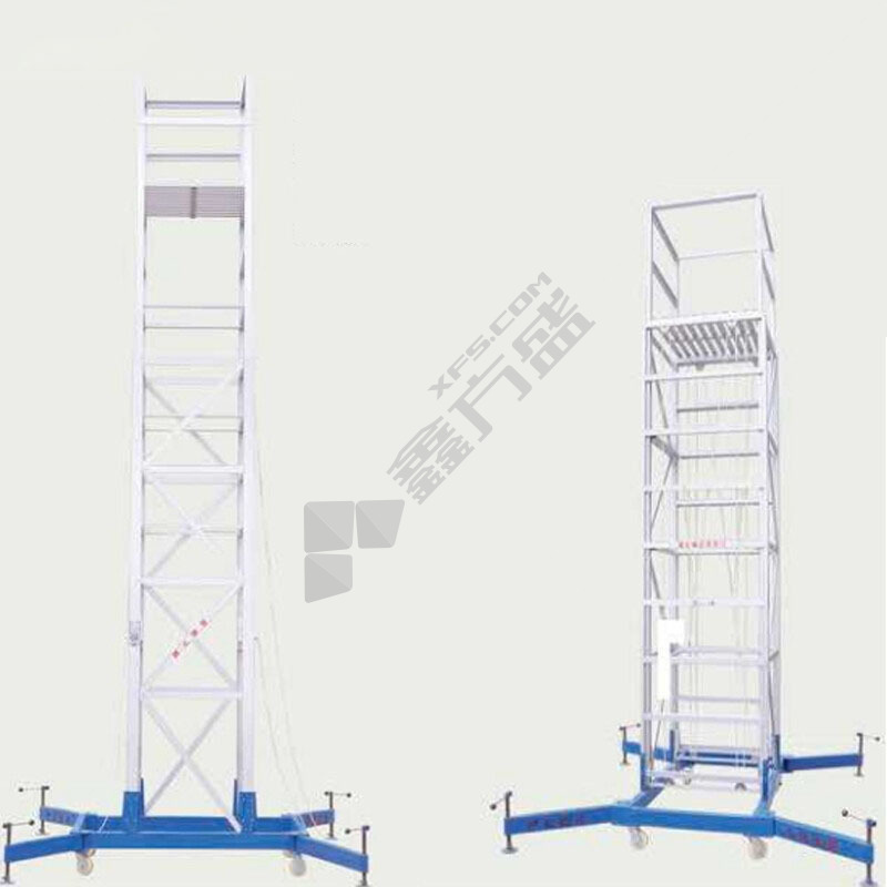 登月DENGYUE 手拉升降平台 最大负载100kg 桅柱式高空作业平台 DYSL-80(8M) 最大负载100kg
