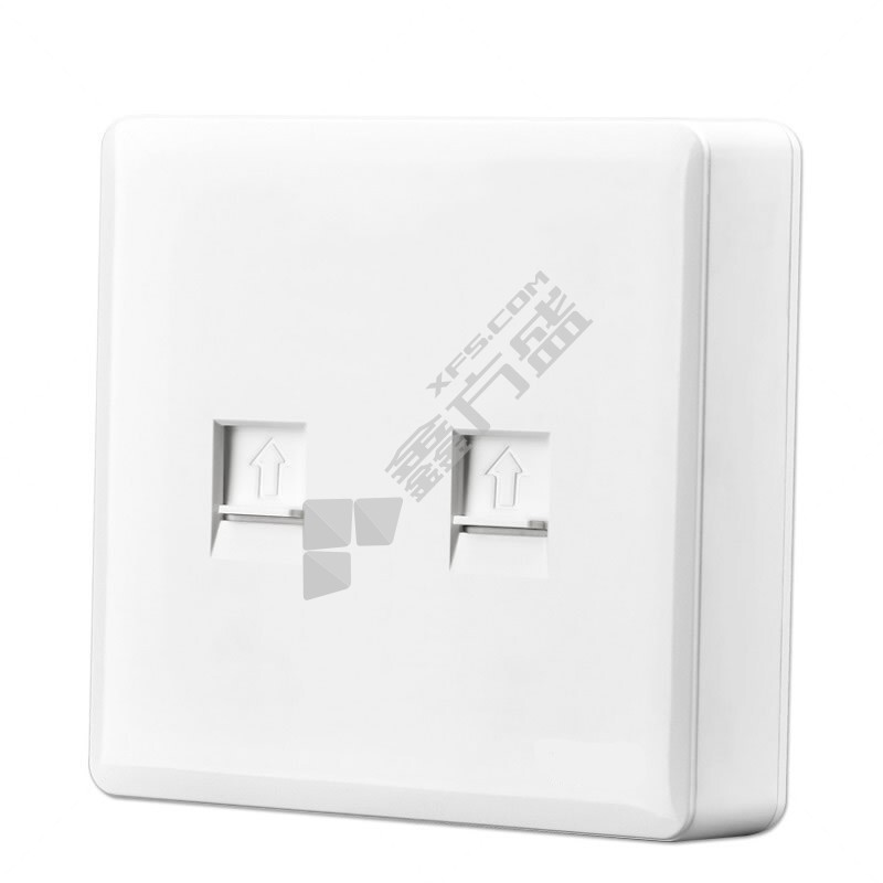 贵雕 明装面板插座D1大板白