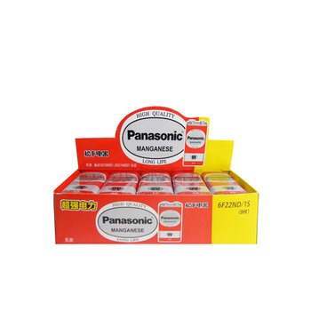 松下 9V电池 10节/盒 9V 6F22ND
