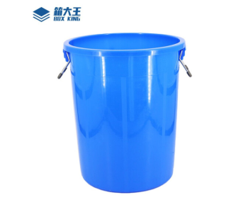 箱大王 Xlj-02 大号加厚塑料圆桶 蓝色无盖160L