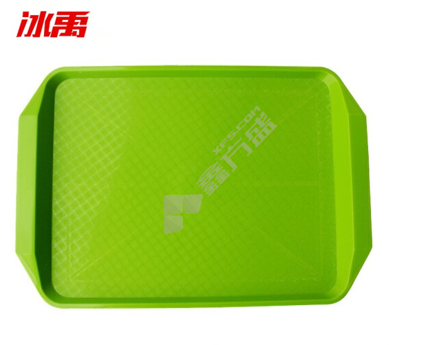 冰禹  BYA-167 塑料加厚托盘 43*30cm 绿色（10个）