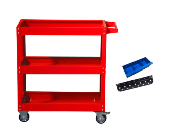 冰禹 BYaf-572 3层工具车 BYaf-572 红色 常规+螺丝盒+插板