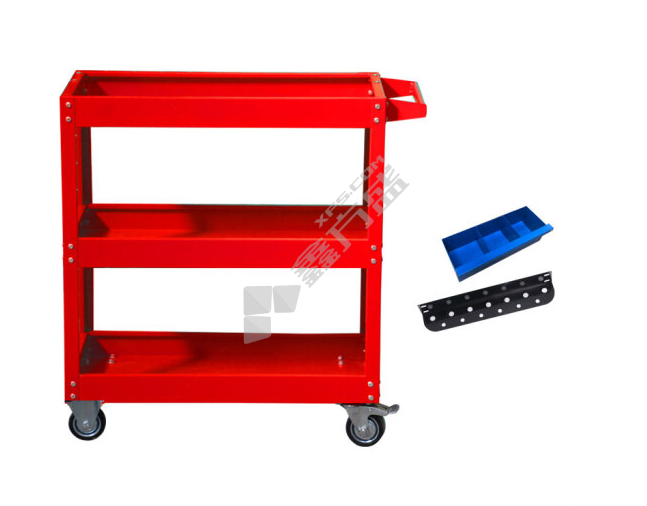 冰禹 BYaf-572 3层工具车 BYaf-572 红色 常规+螺丝盒+插板