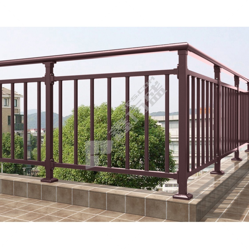 室外铁艺楼梯栏杆 高度1100mm 小立管竖向间距不大于110mm