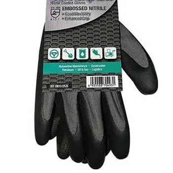 麦迪康 1252C  13针涤纶4级耐磨丁腈涂掌手套 1252C 8码 灰色