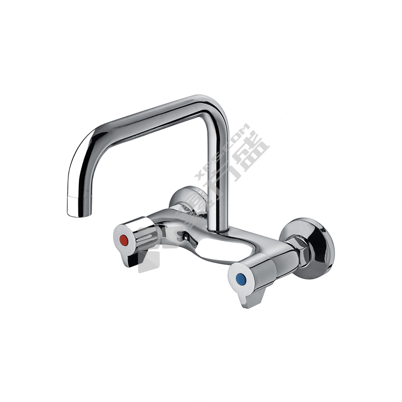 欧泰 菜盆龙头 双柄双孔 暗装壁式 OT-201037